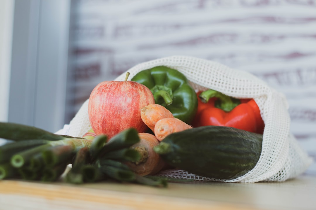 Sacchetti Riutilizzabili in Rete di Cotone per Frutta Set 5
